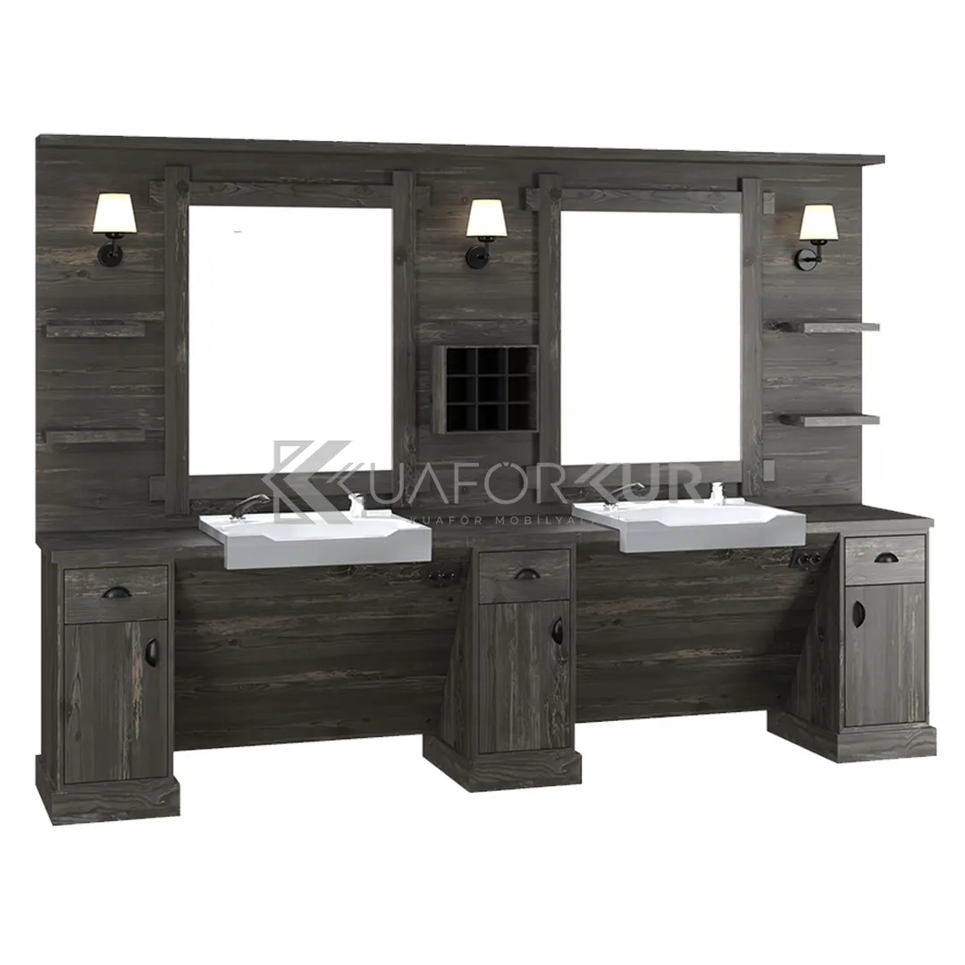 İkili Blok Berber Tezgahı (KFK 118)