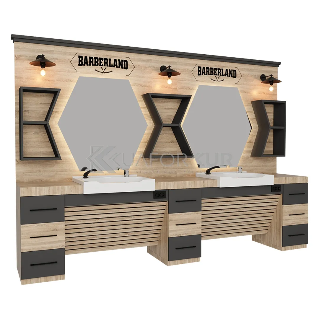 İkili Blok Berber Tezgahı (KFK 187)