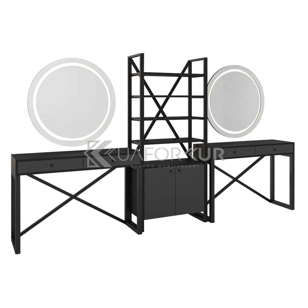 İkili Blok Bayan Kuaför Tezgahı (KFK 516)