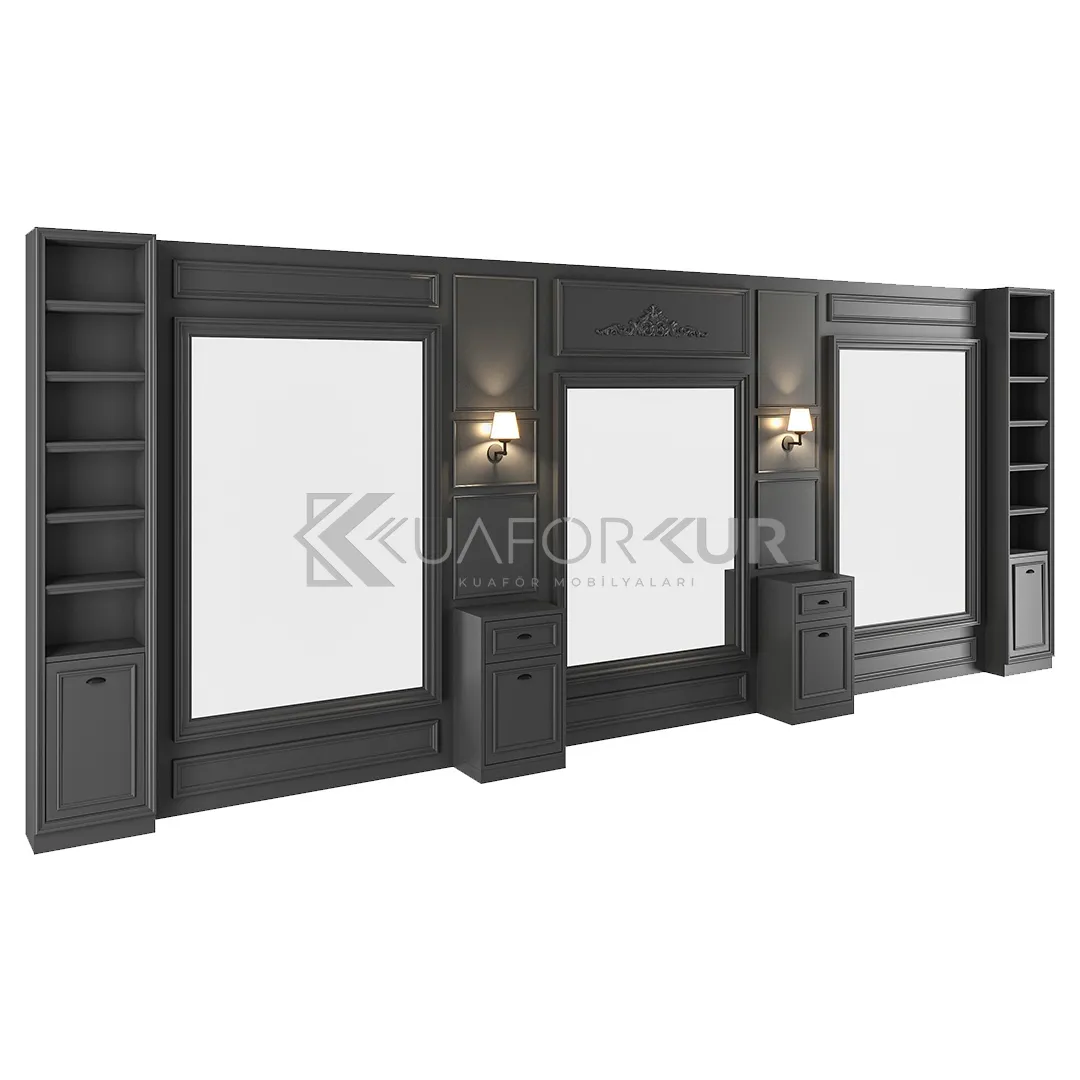 Üçlü Blok Kuaför Tezgahı (KFK 501)